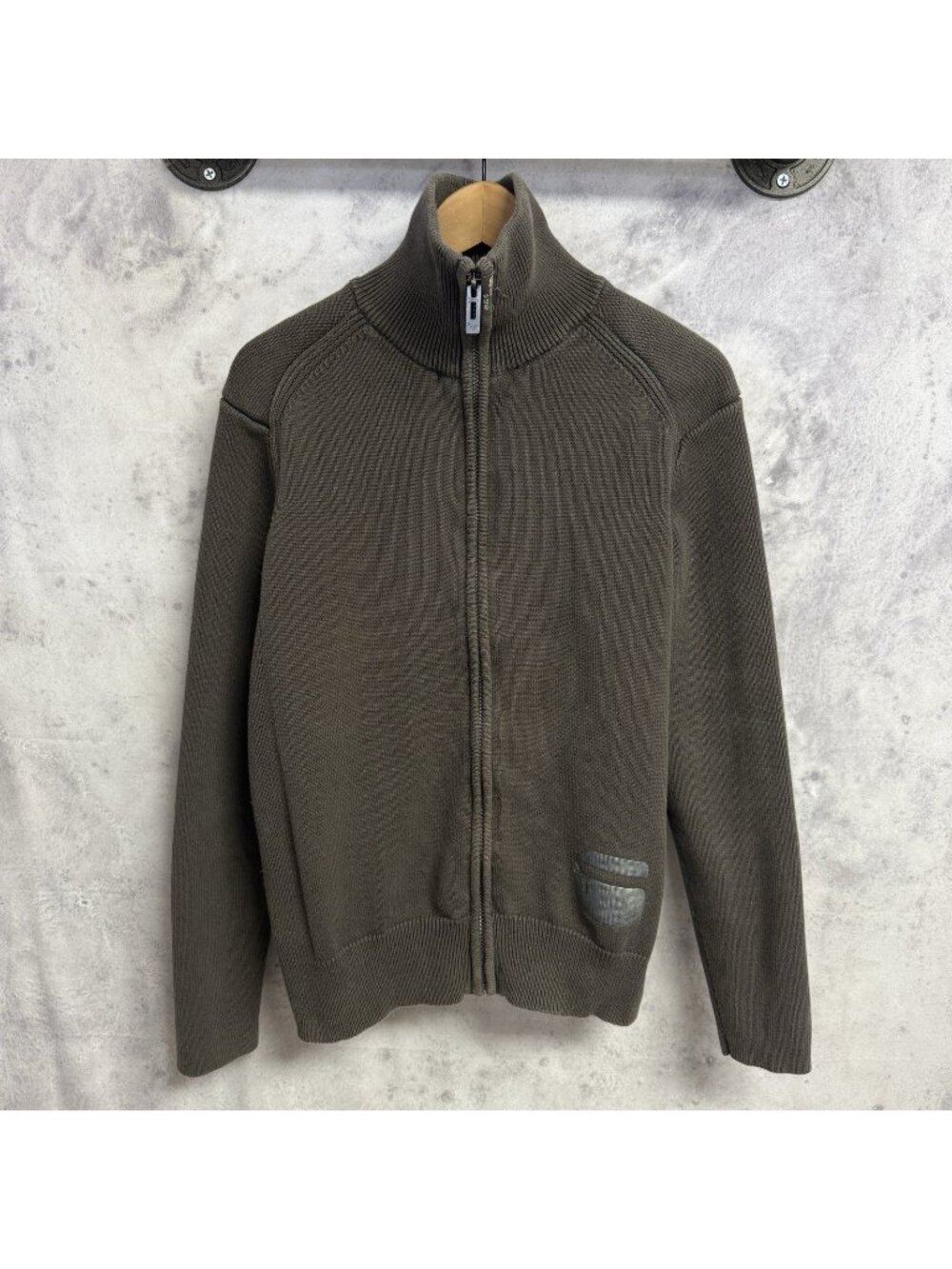 G-Star Raw Knit Sweater Mens XL Full Zip South-E-D